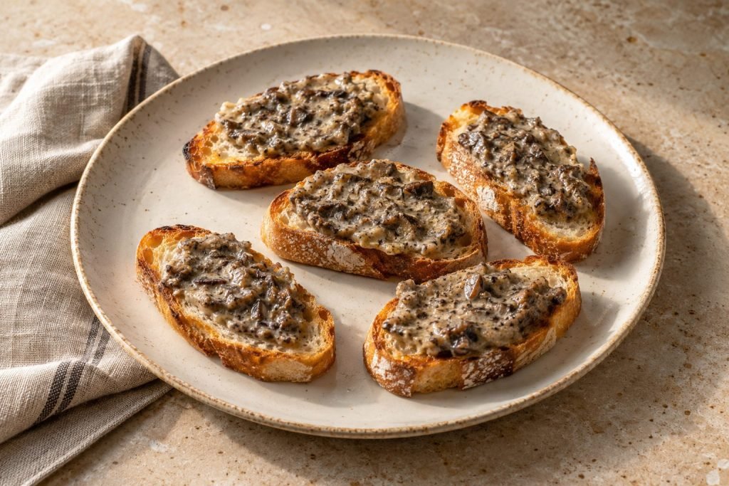crostini crema tartufo — immagine illustrativa della demo