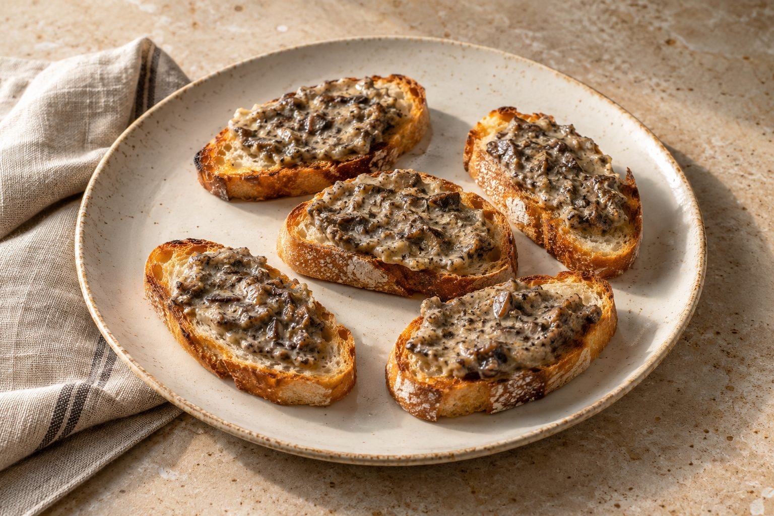 crostini crema tartufo — immagine illustrativa della demo