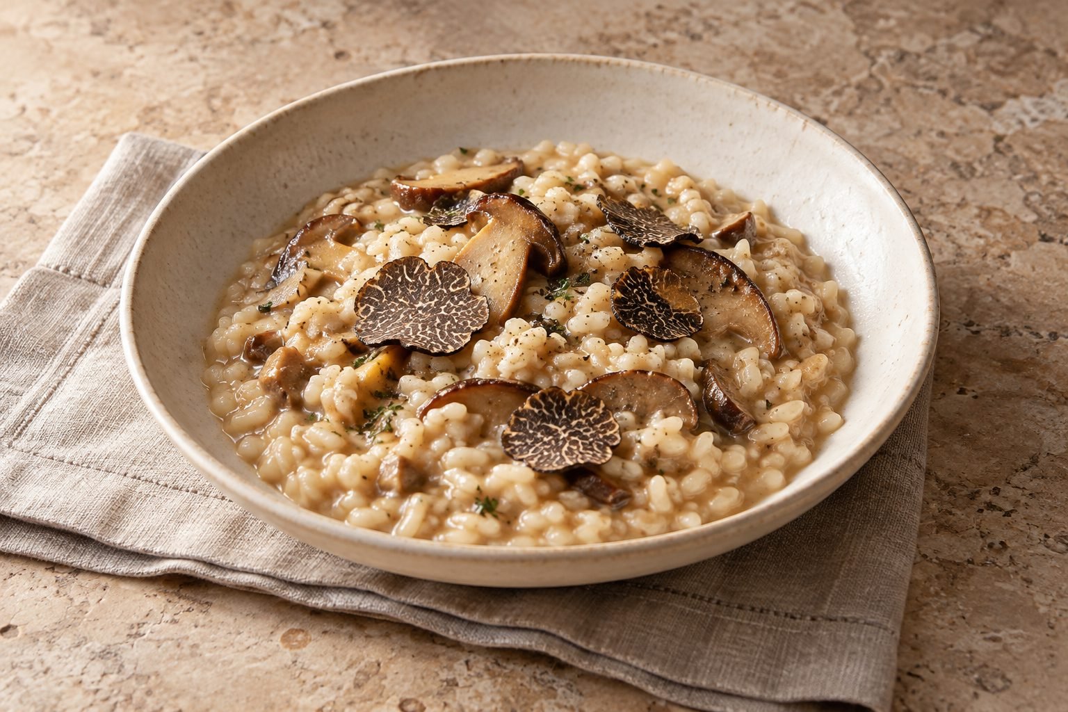 risotto porcini tartufo — immagine illustrativa della demo